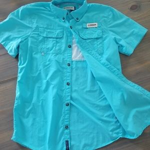 Magellan Outdoors Boys Size L Button Down Fishing